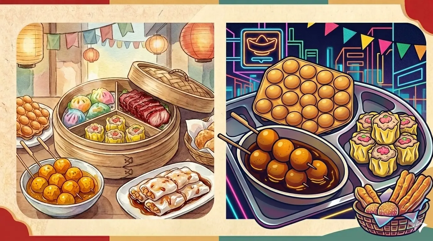 香港派對專業小食到會服務 - 提供爆谷、棉花糖、燒賣及雞蛋仔現場製作，適用於學校文化日、校慶及企業活動。